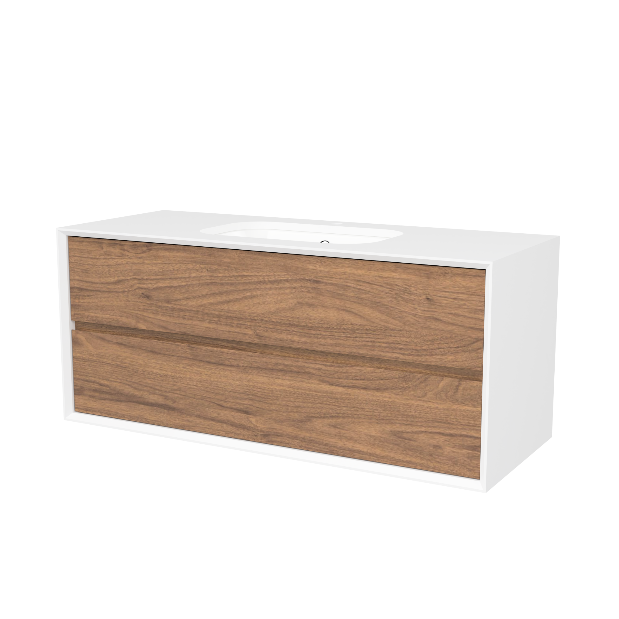 Timberline 48" Whitehaven Wall-Hung Vanity Set by Timberline
