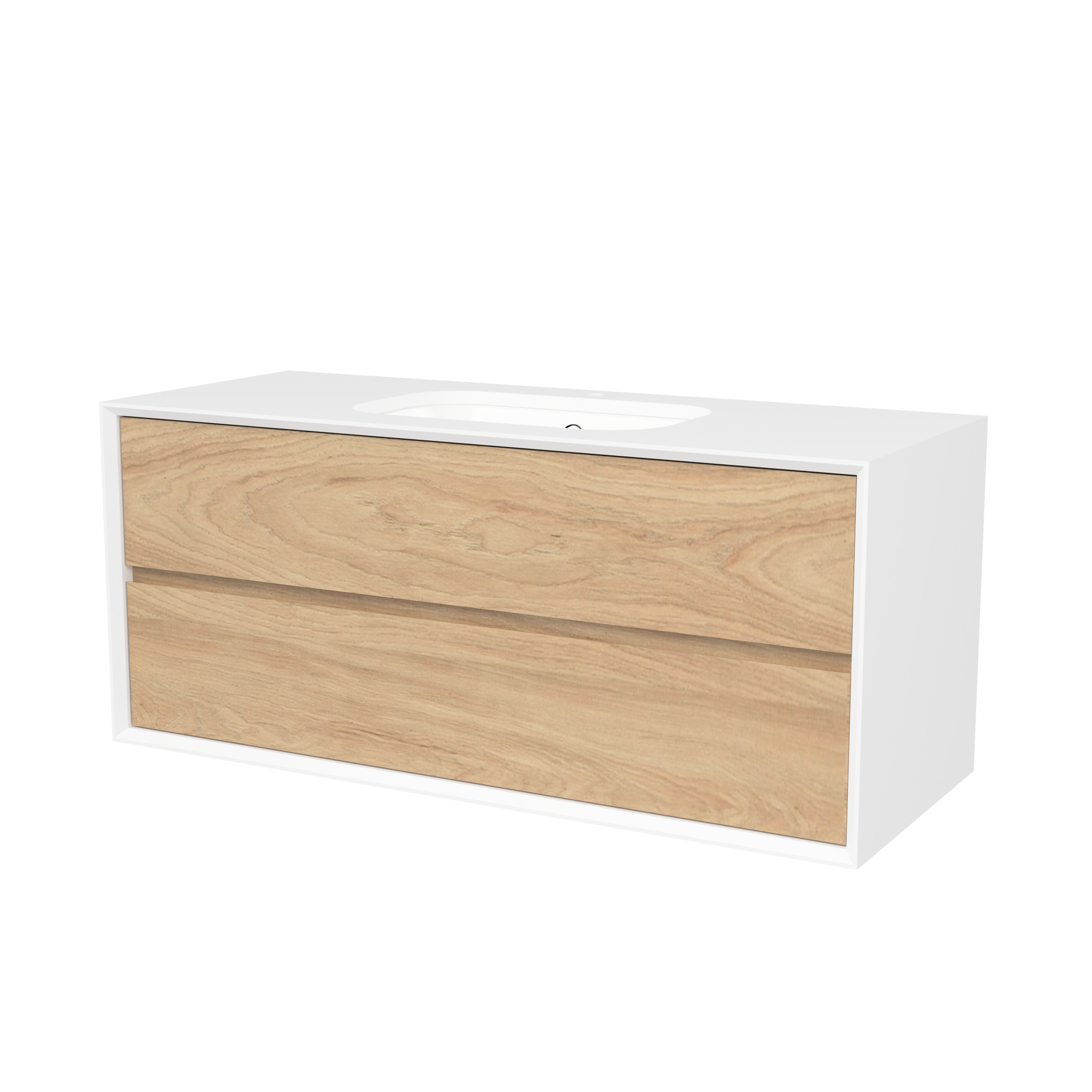 Timberline 48" Whitehaven Wall-Hung Vanity Set by Timberline