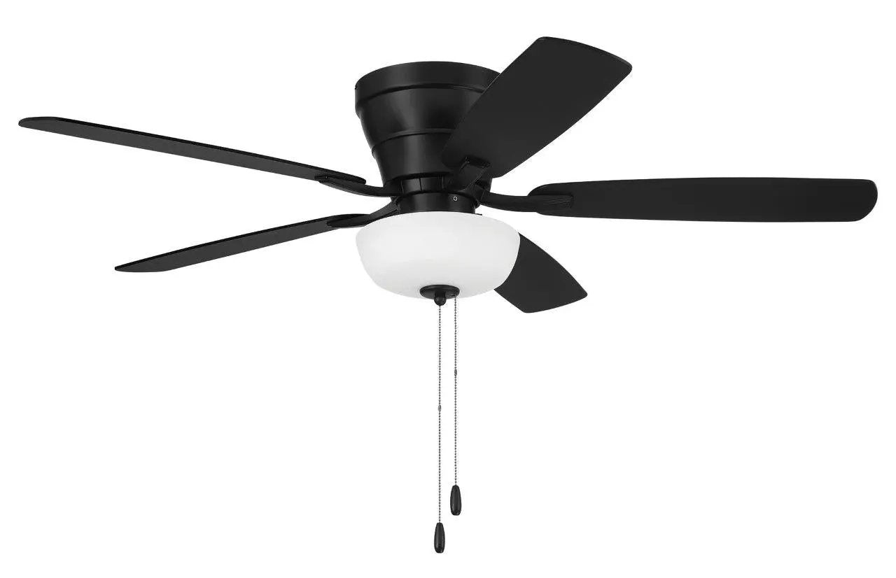 flat black ceiling fans