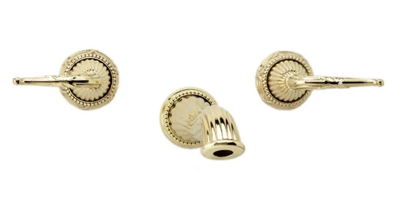 polished brass lavatory set
