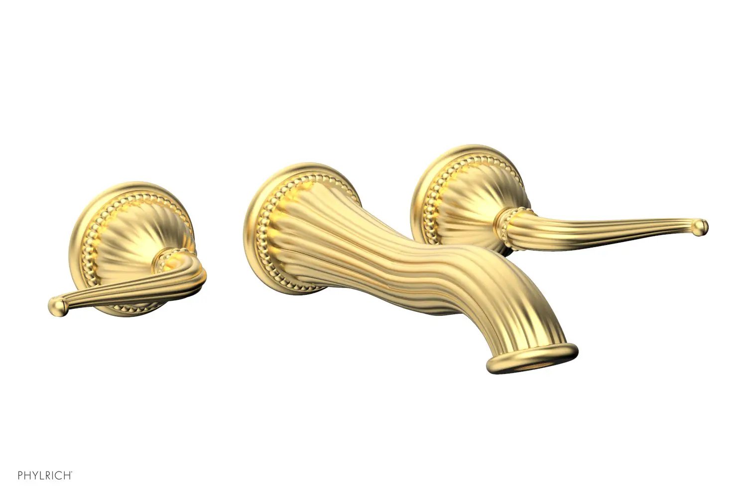 Phylrich GEORGIAN & BARCELONA Wall Lavatory Set Lever Handles by Phylrich