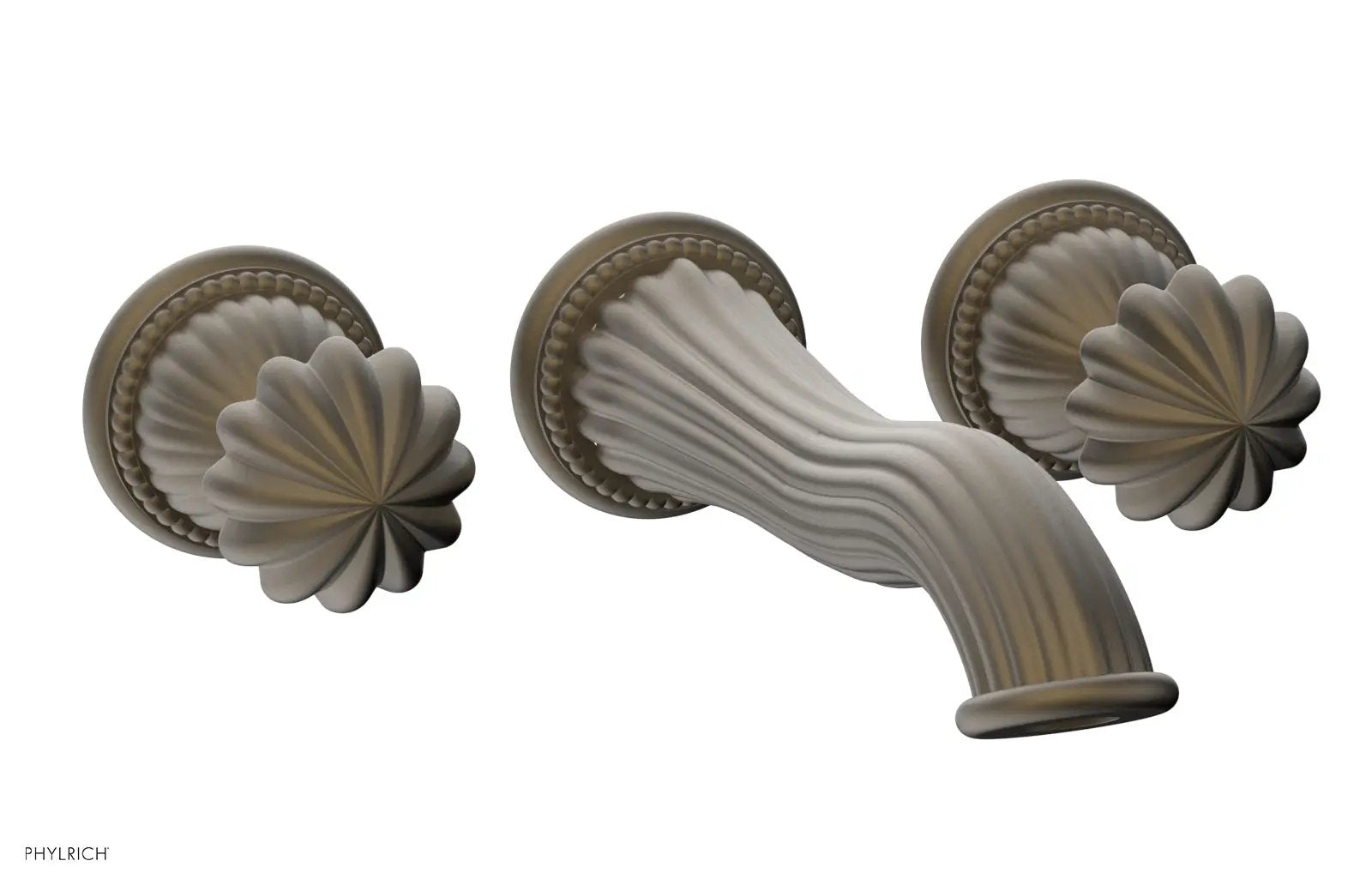Phylrich GEORGIAN & BARCELONA Wall Lavatory Set Round Handles by Phylrich