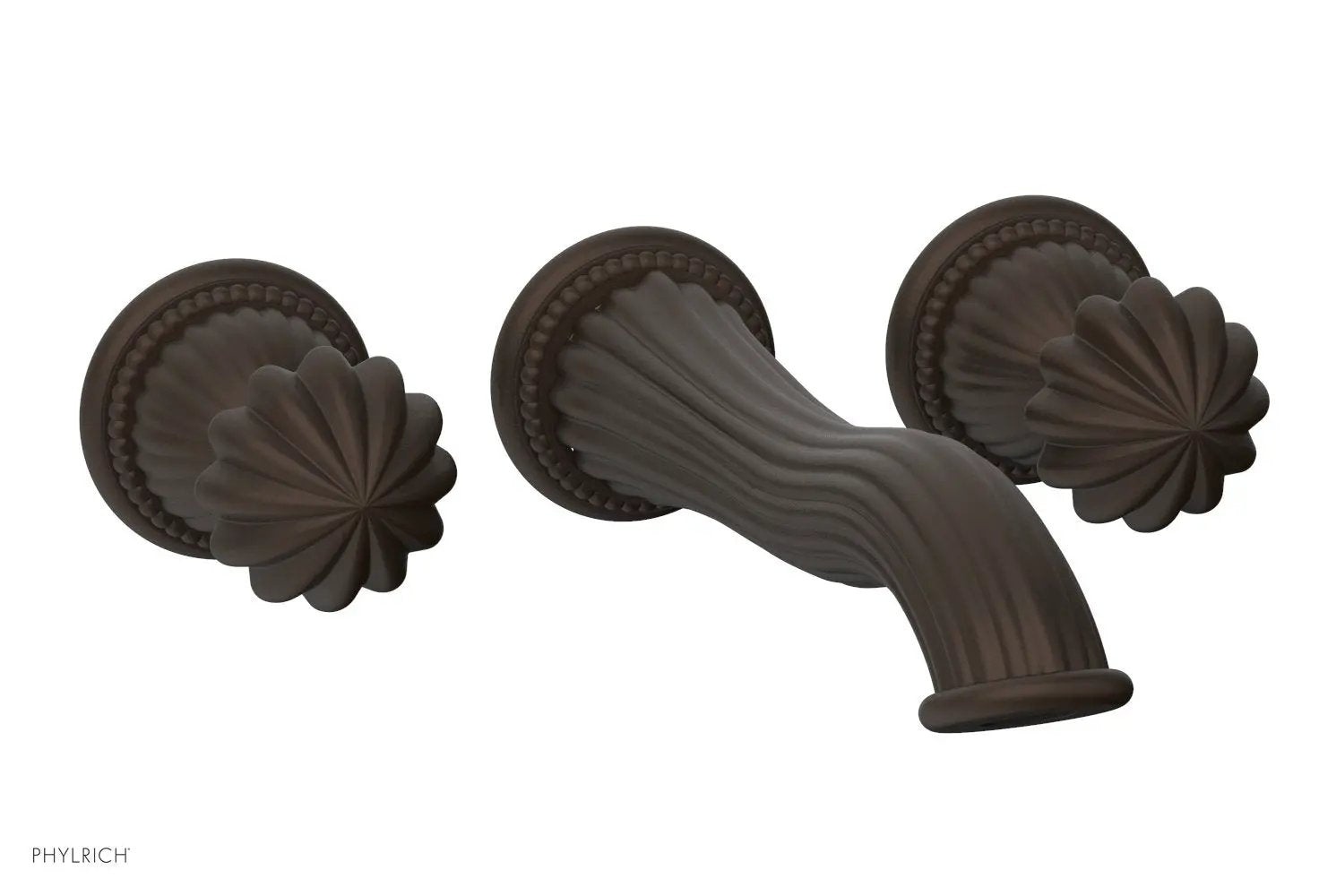 Phylrich GEORGIAN & BARCELONA Wall Lavatory Set Round Handles by Phylrich