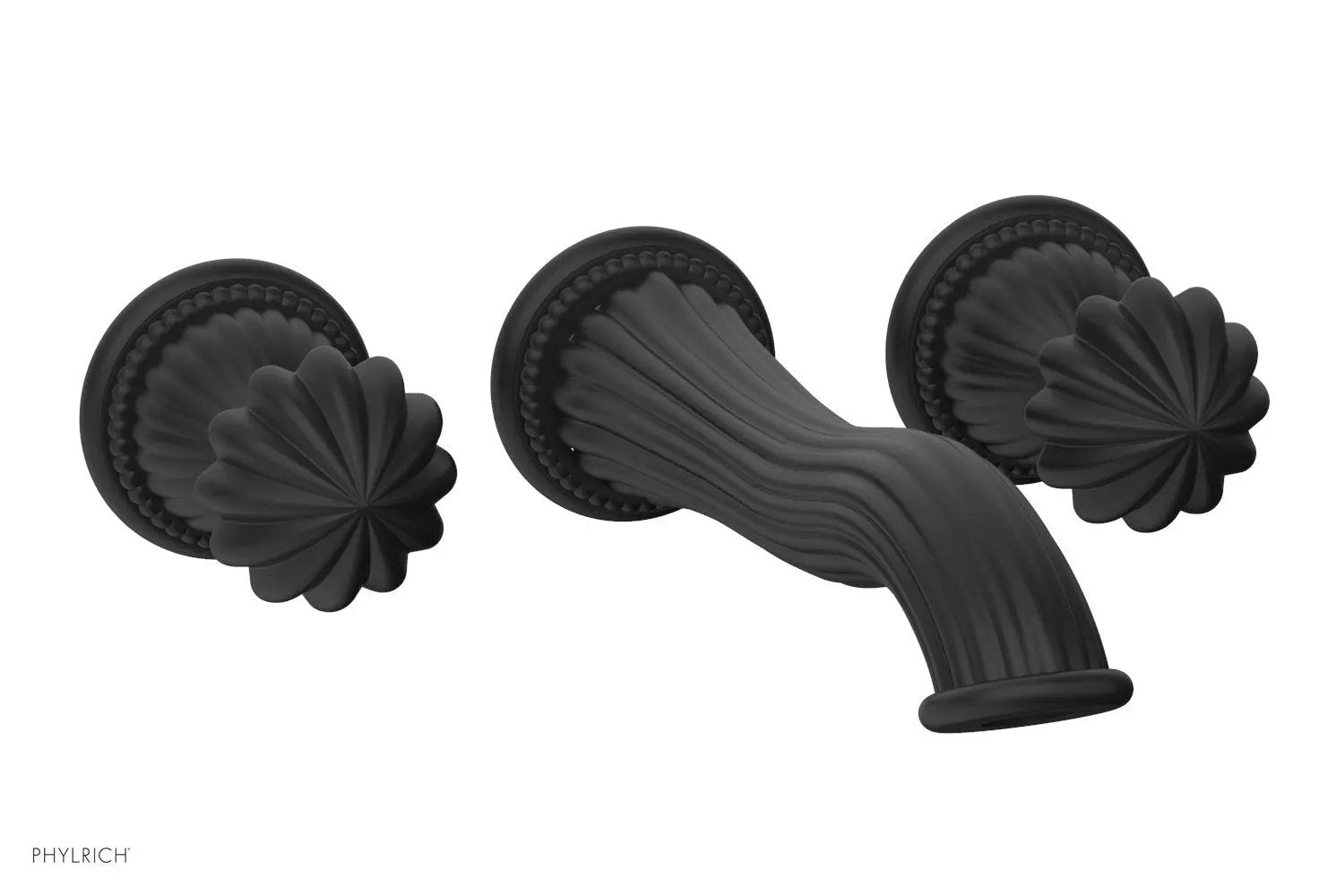 Phylrich GEORGIAN & BARCELONA Wall Lavatory Set Round Handles by Phylrich