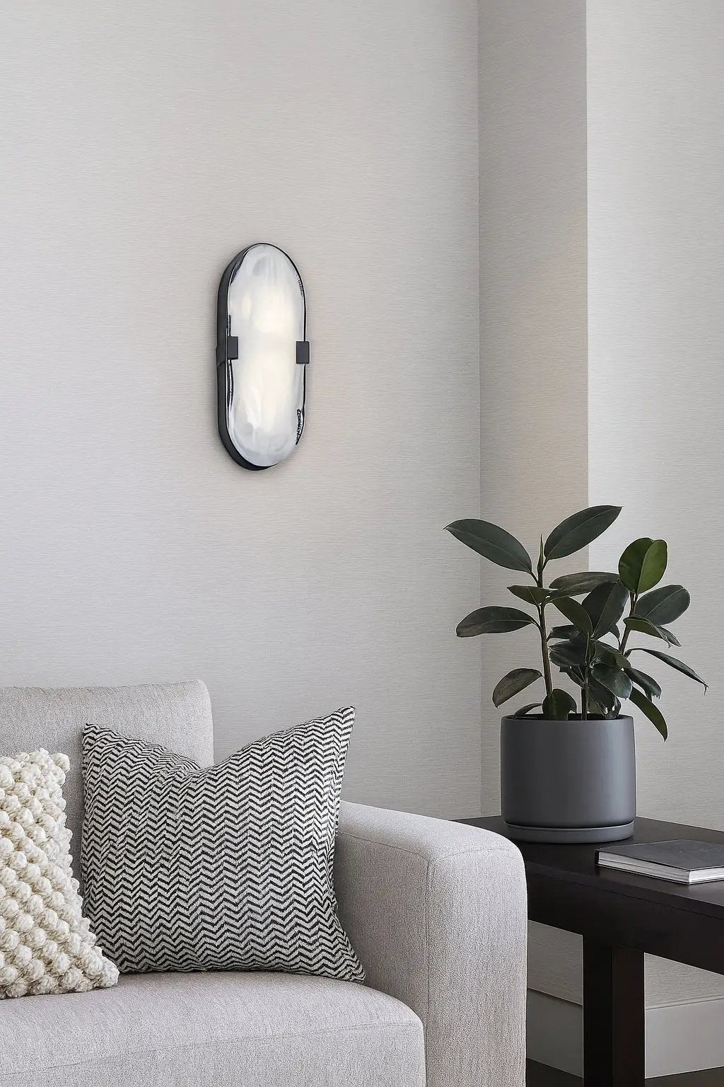 matte black wall sconce