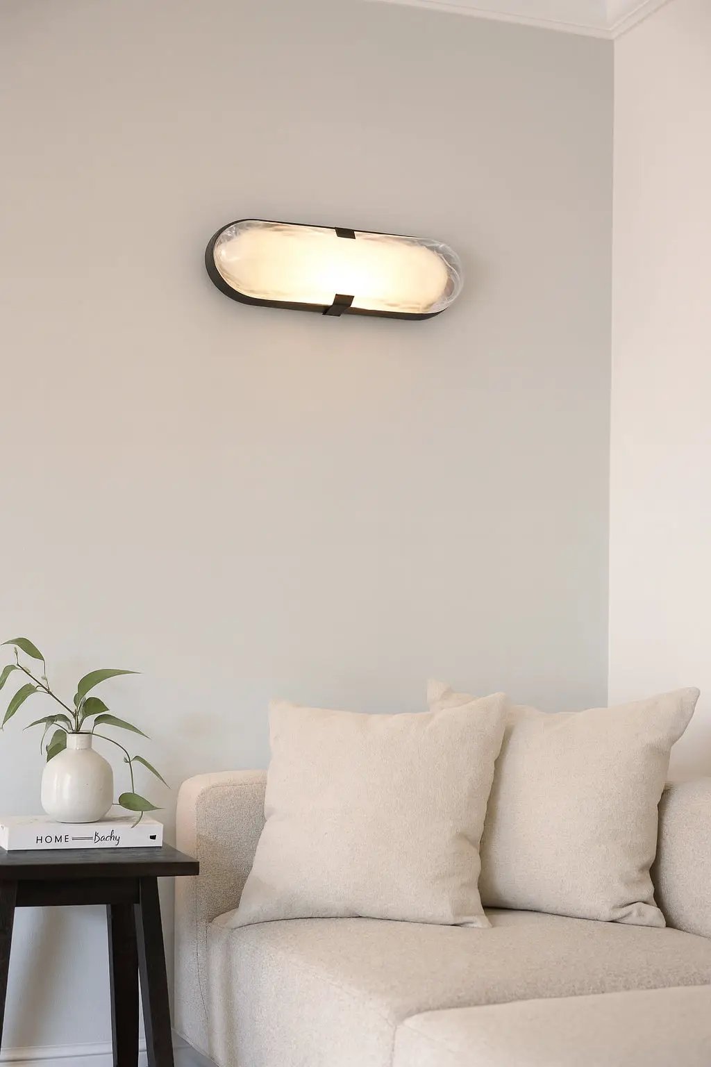matte black wall sconce