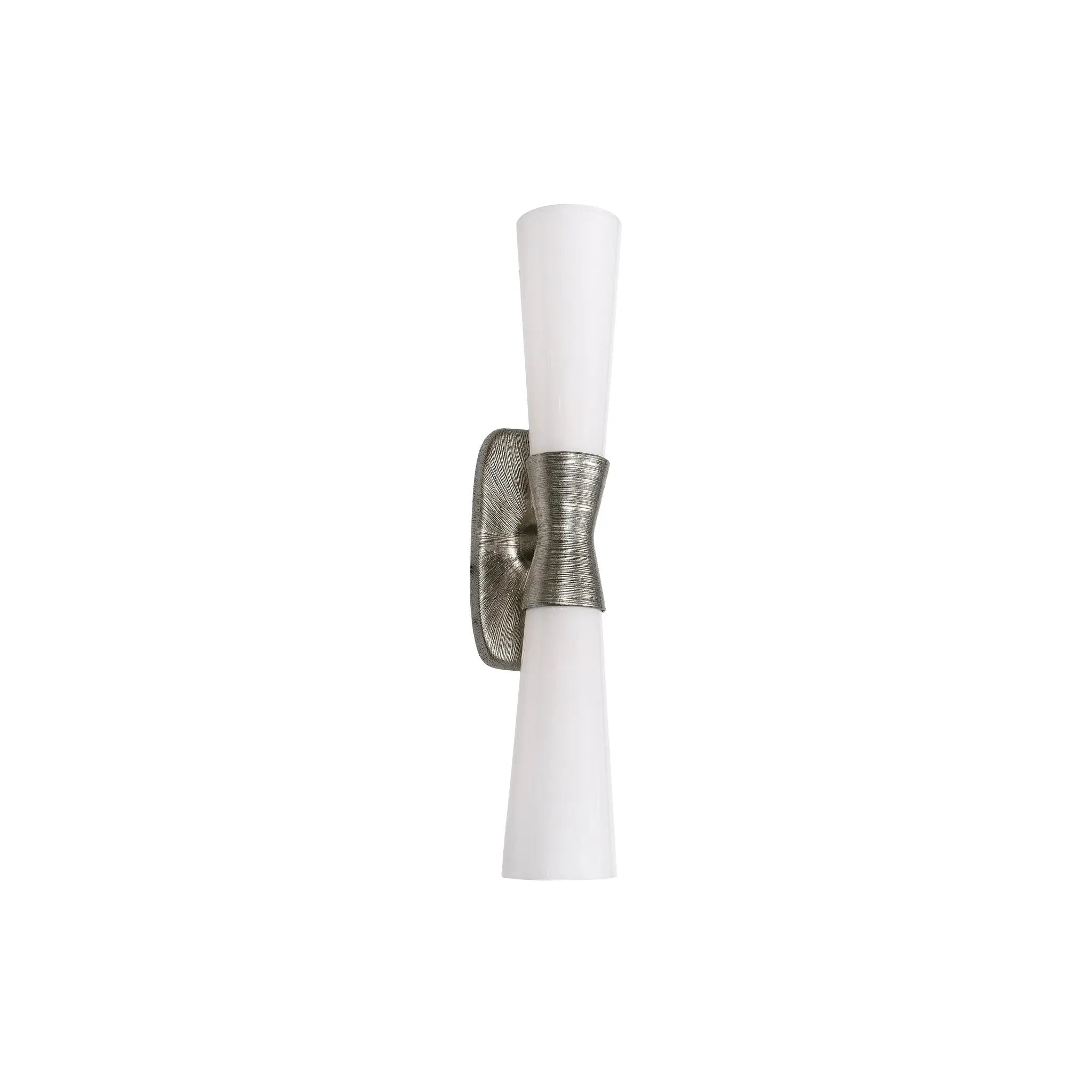 silver wall sconce