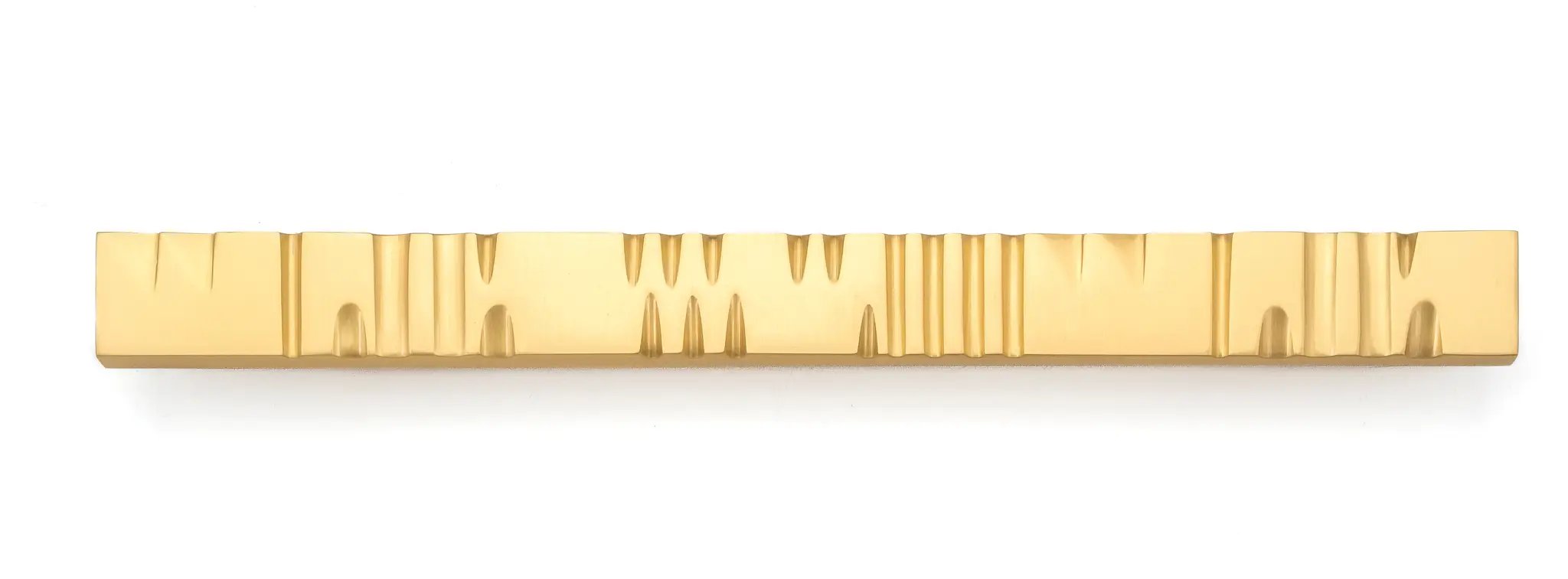 satin brass knob