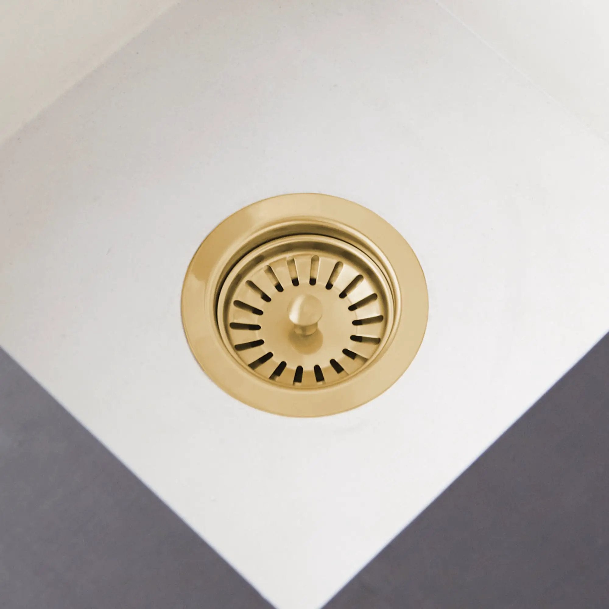 brushed gold tub accessories