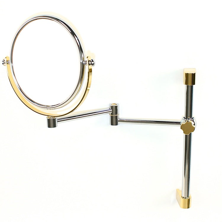 chrome / gold makeup mirror
