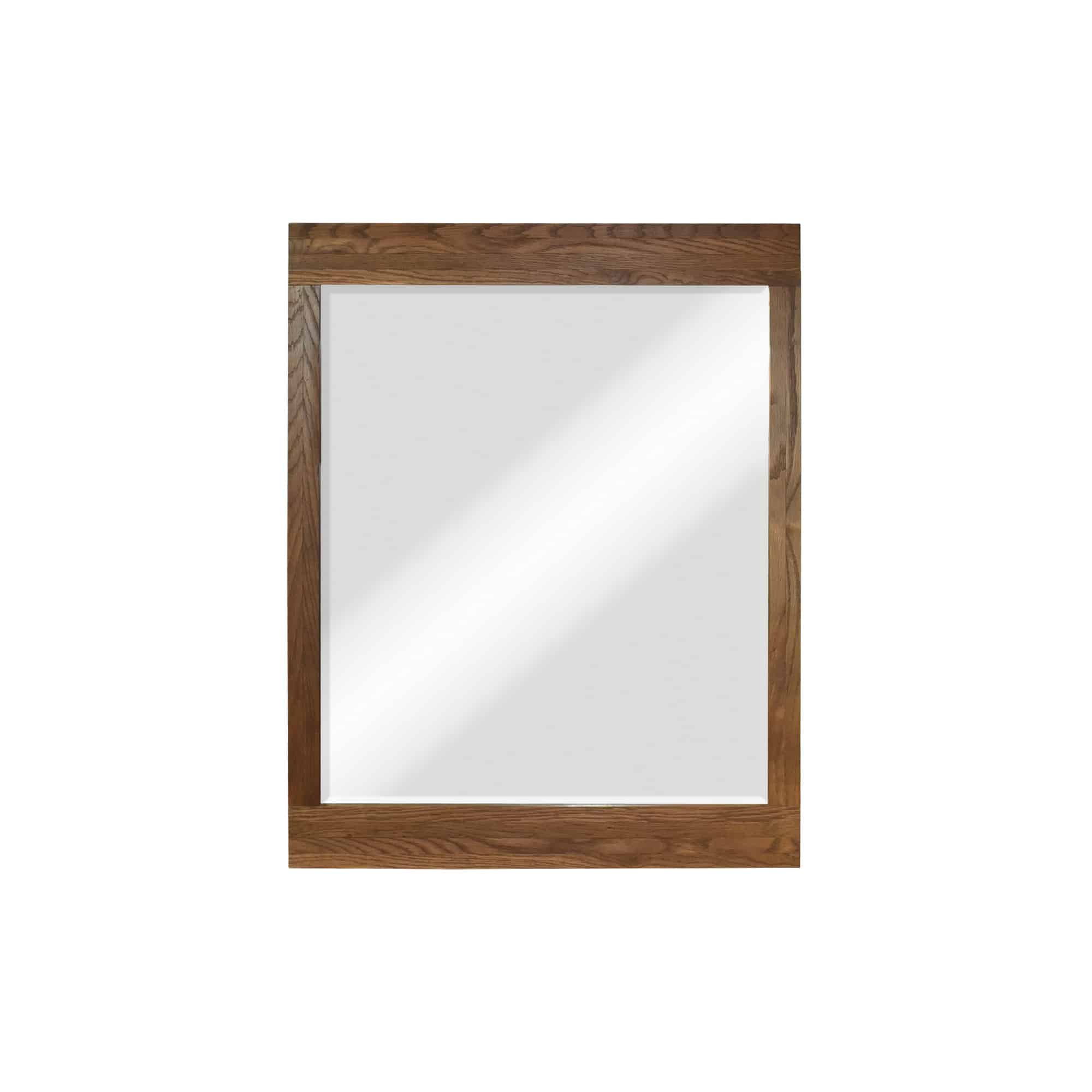 cask oak mirror