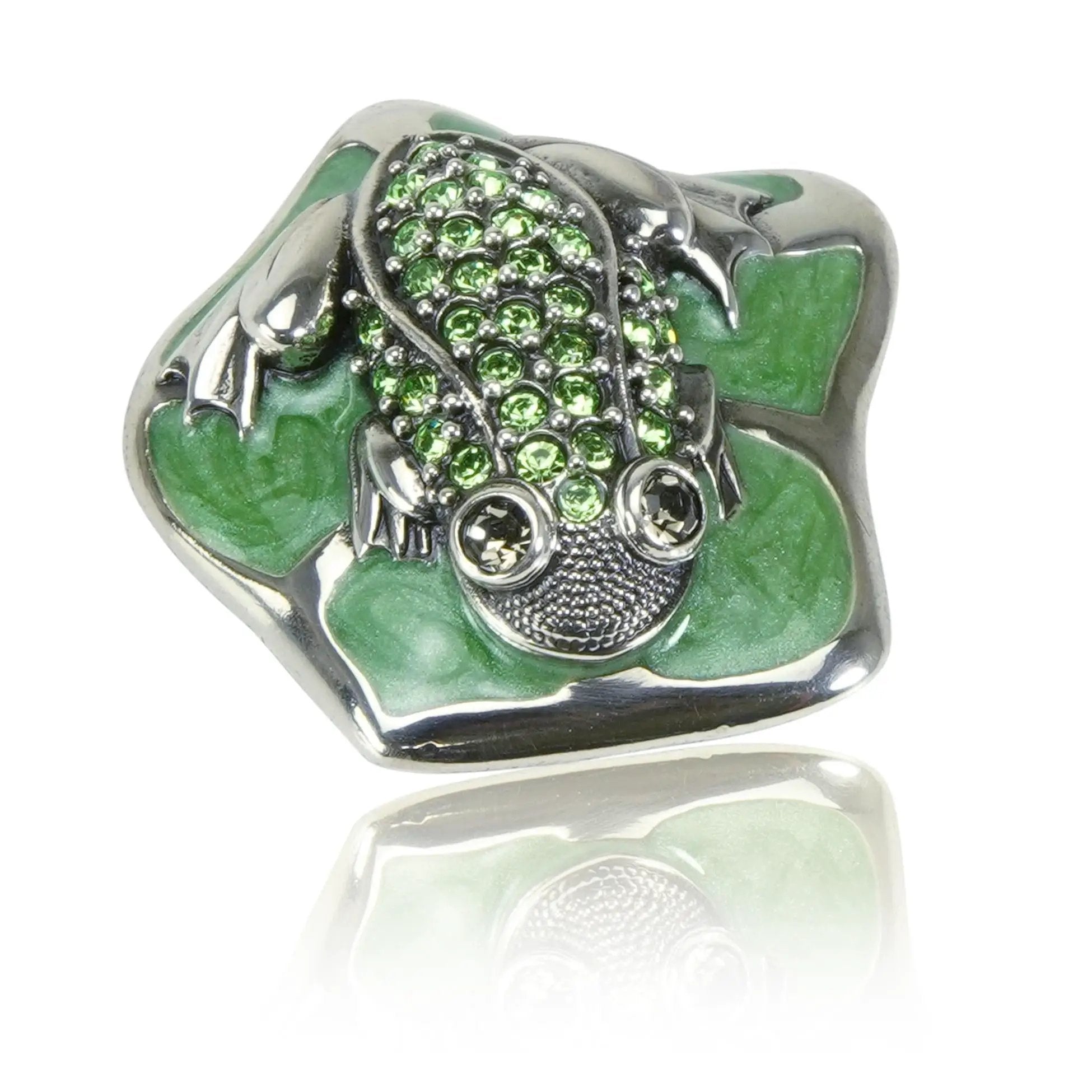 burnish silver knob