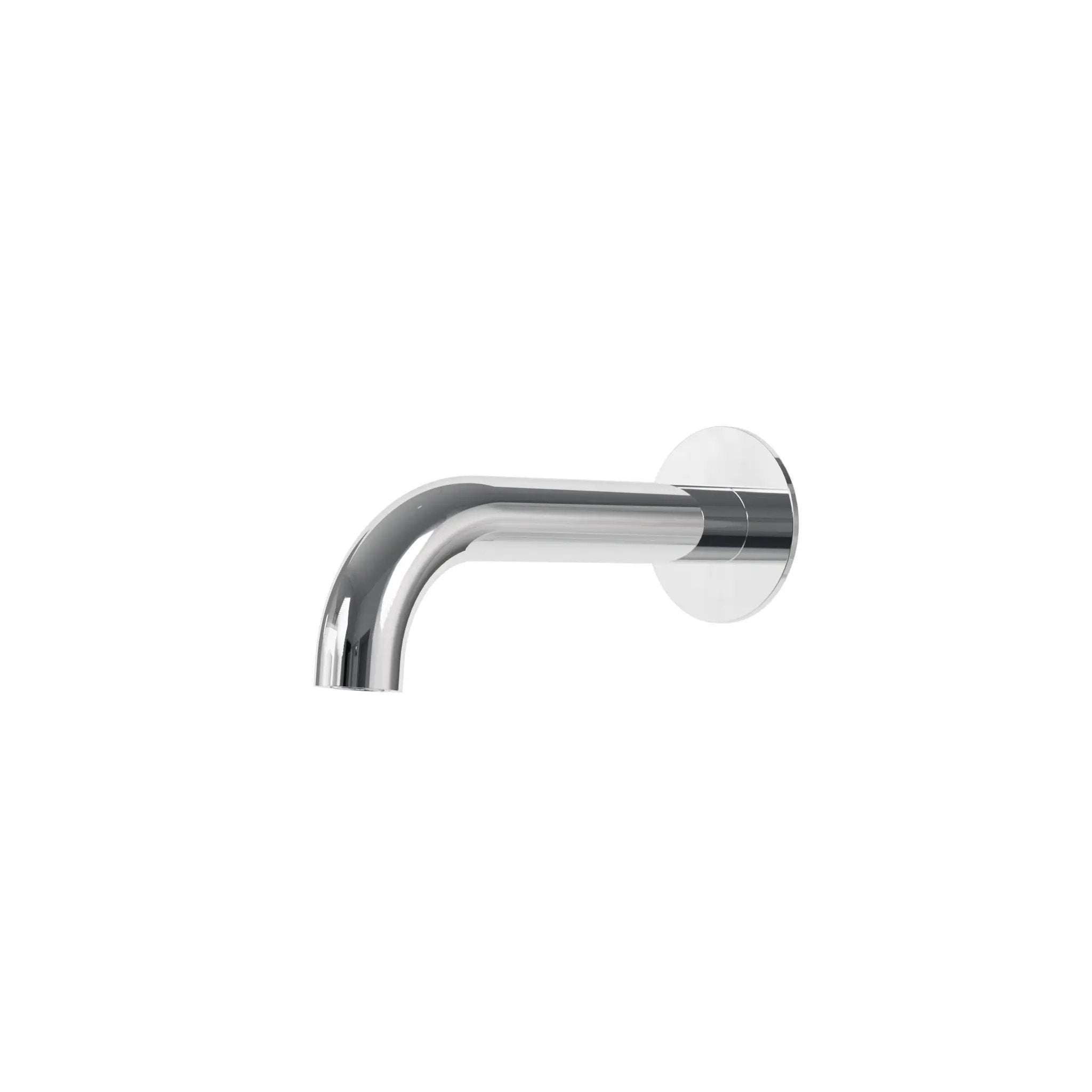polished chrome spout