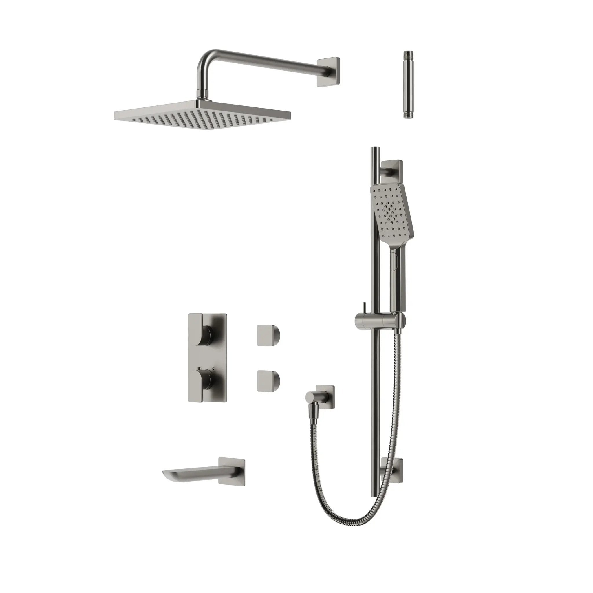 Aquabrass Thermo Shower Kit - 3-Way Shared by Aquabrass