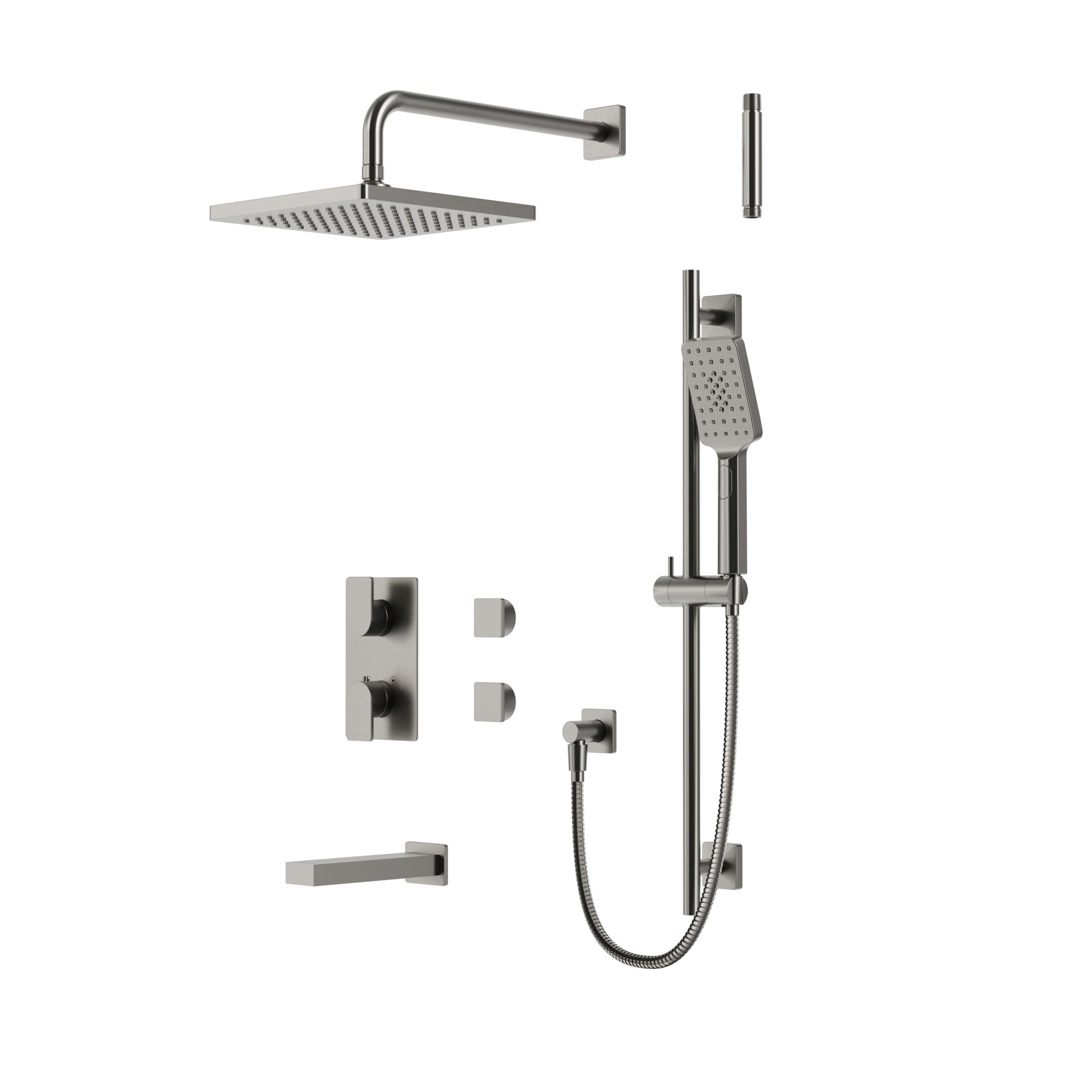 Aquabrass Thermo Shower Kit - 3-Way Shared