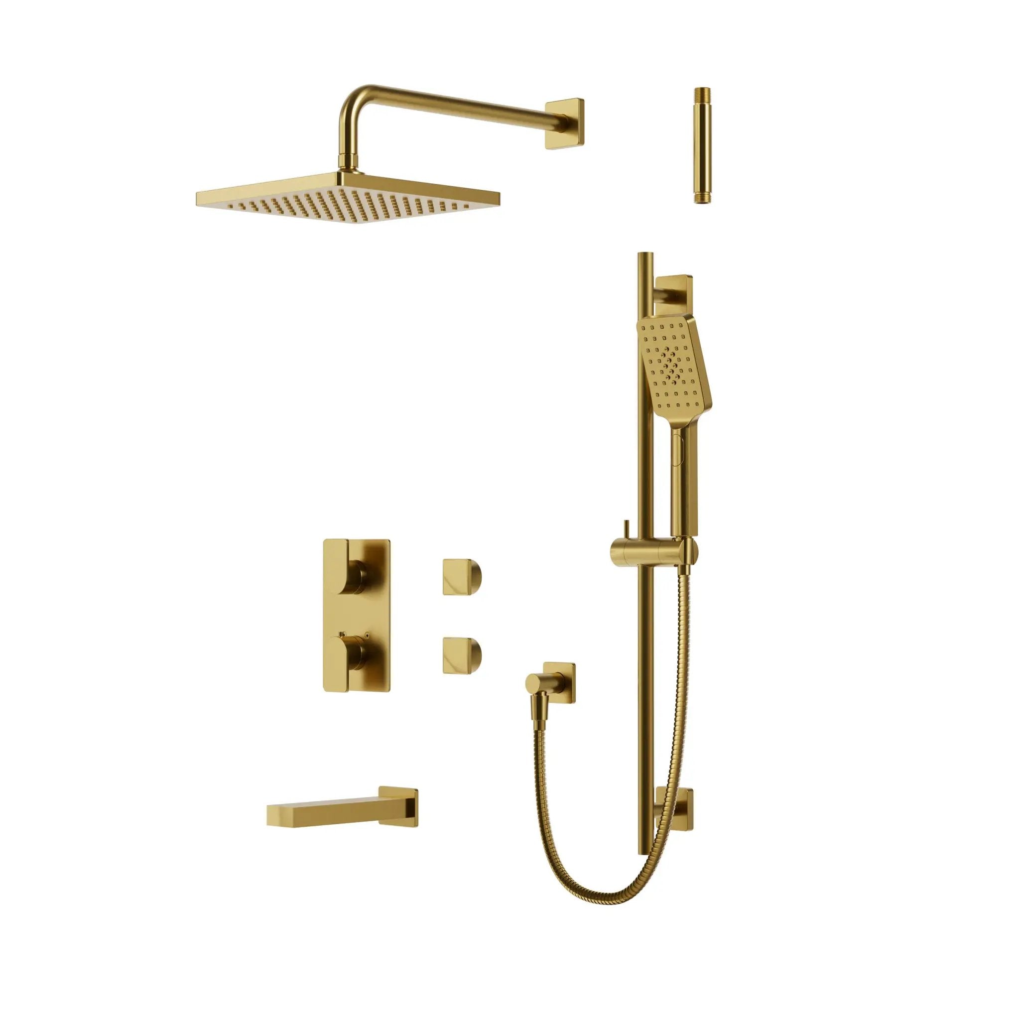 Aquabrass Thermo Shower Kit - 3-Way Shared by Aquabrass