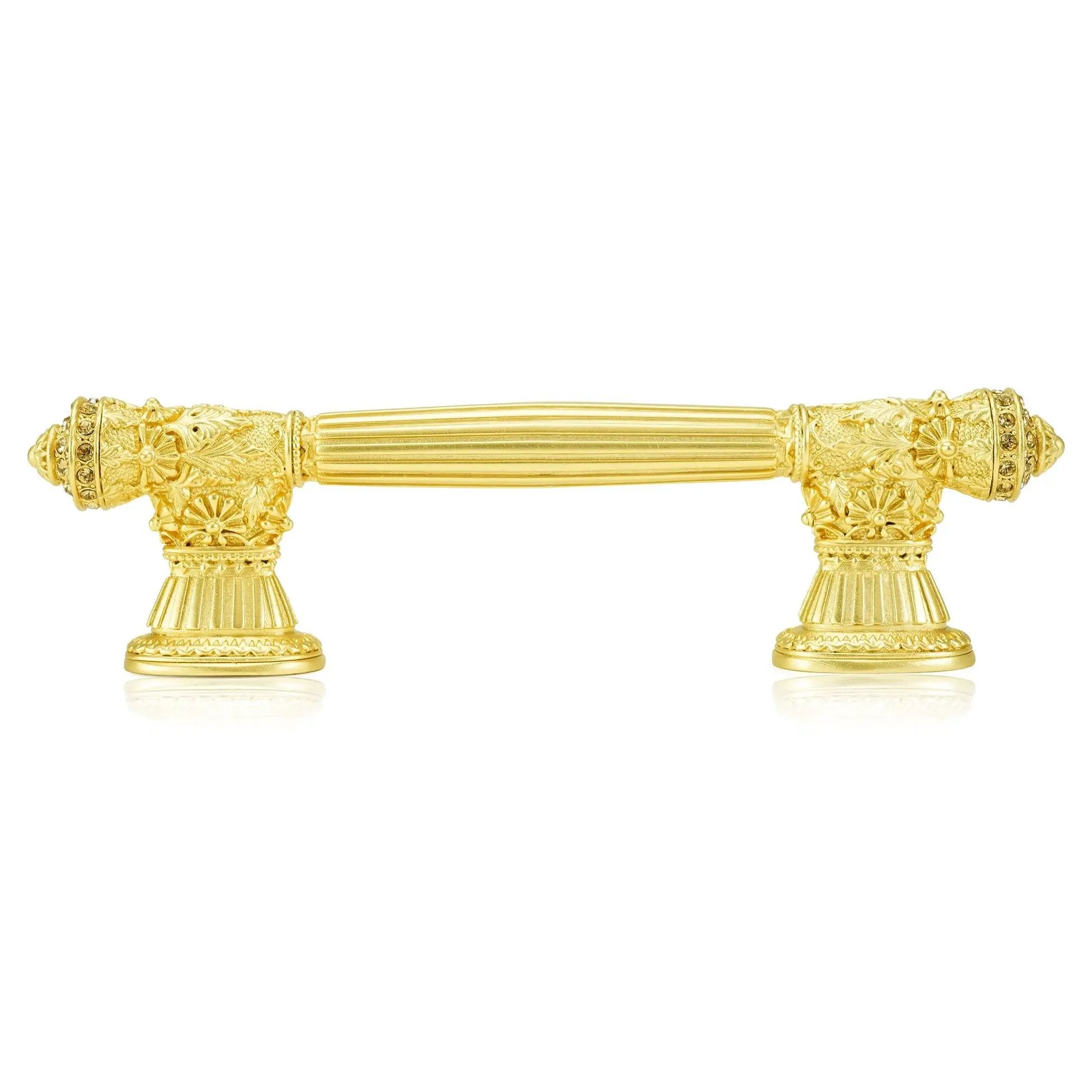 satin gold pull