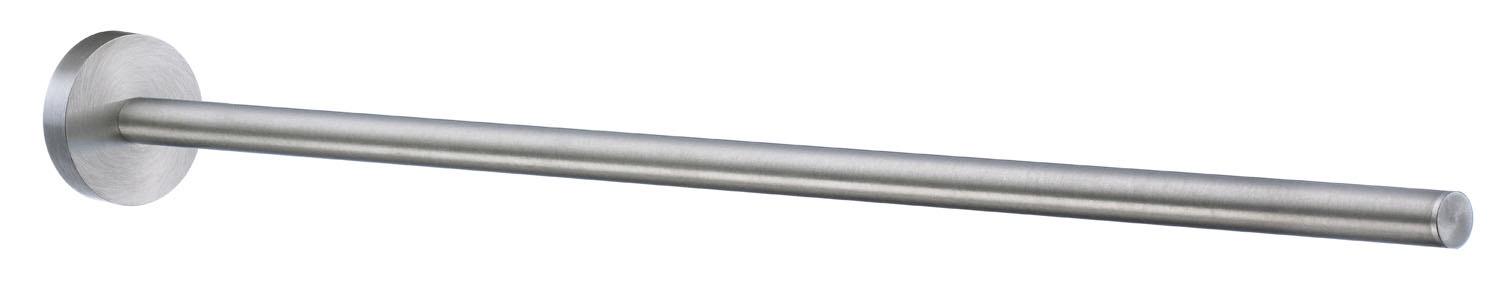 brushed chrome towel rail