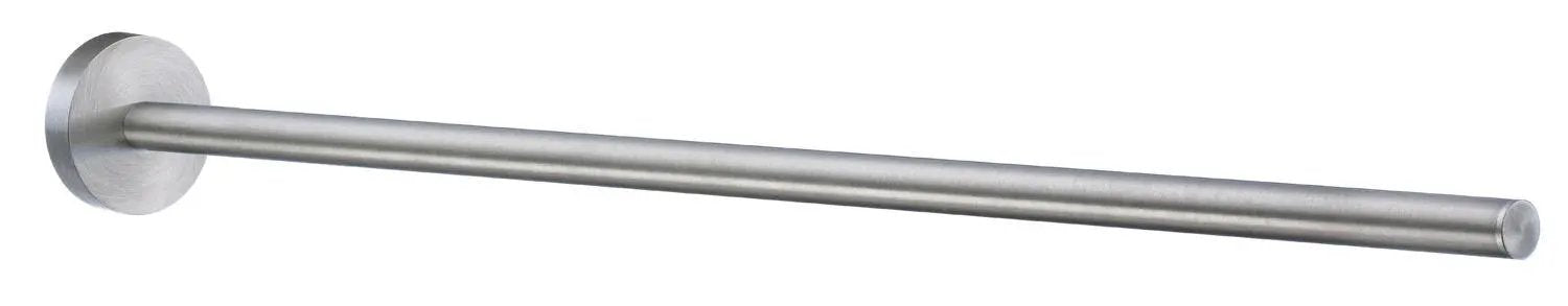 brushed chrome towel rail
