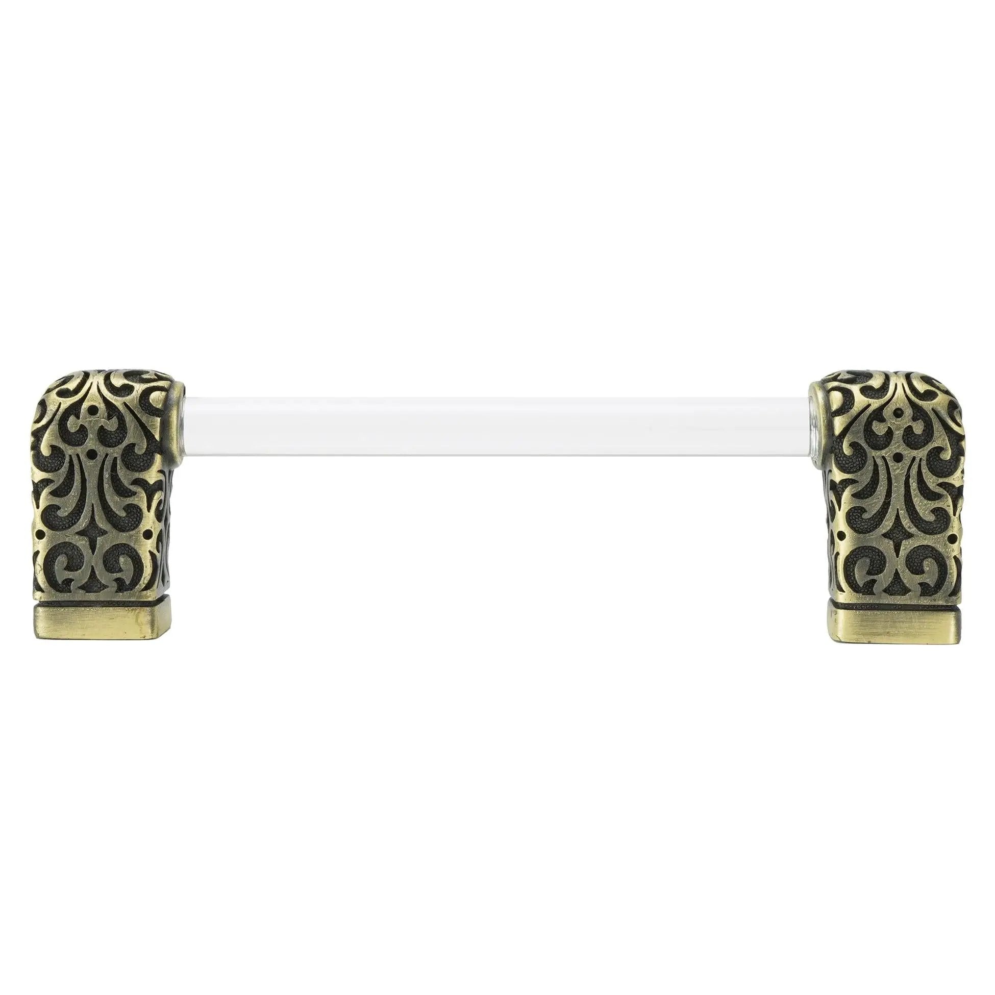 burnish brass pull