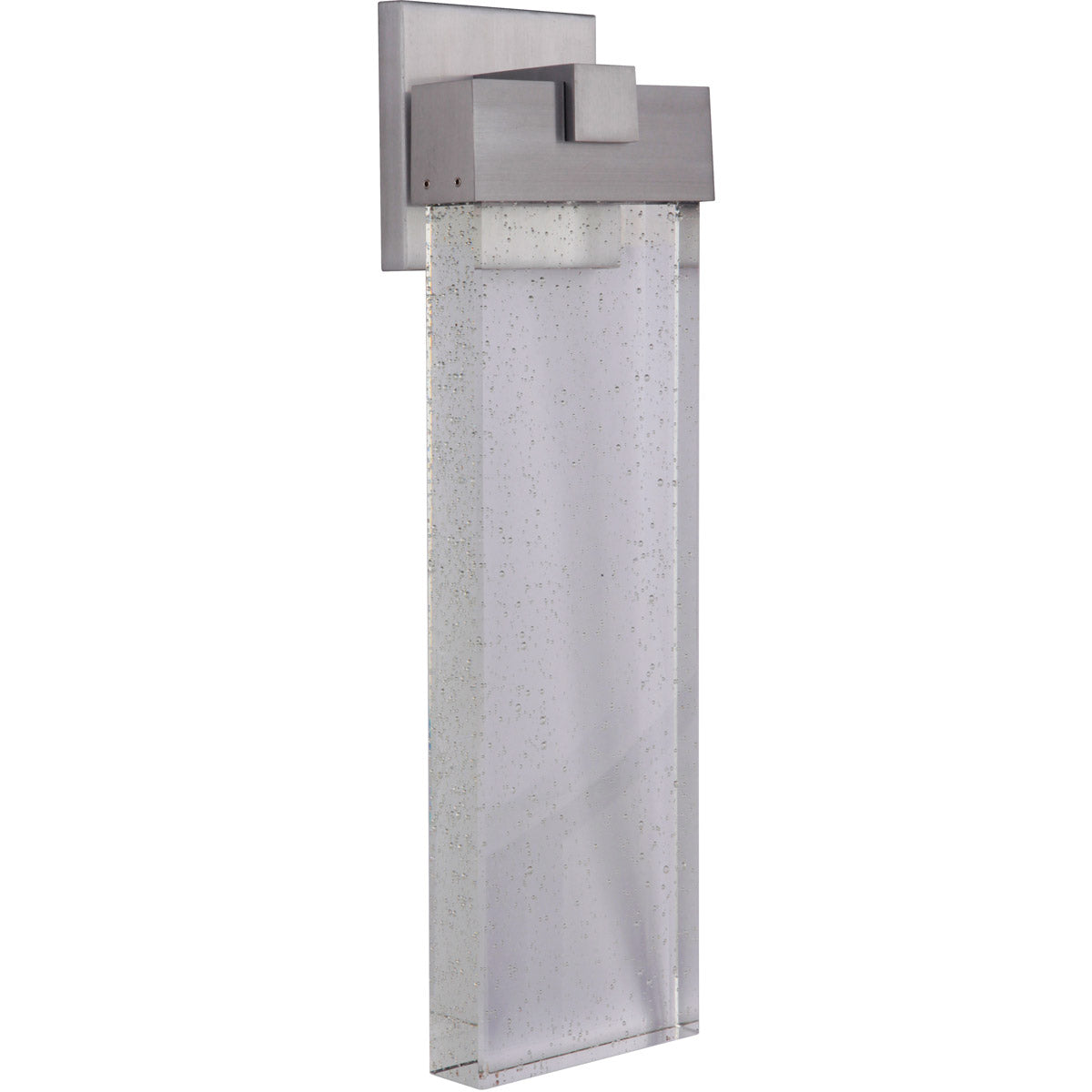 satin aluminum wall sconces