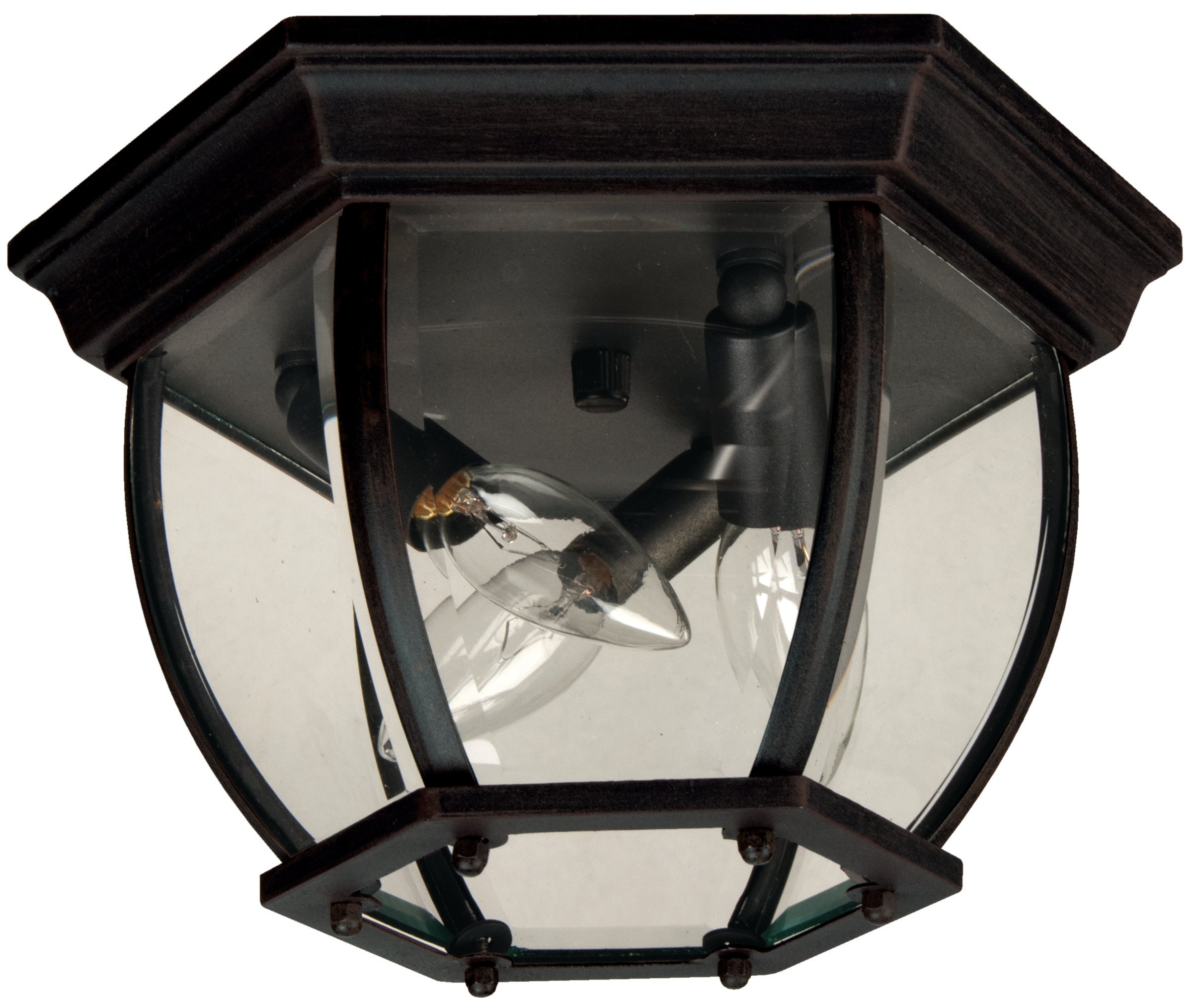 textured black ceiling mount