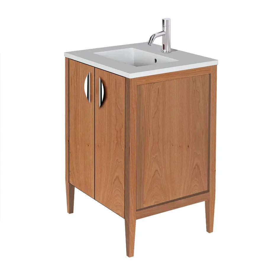 natural cherry vanity