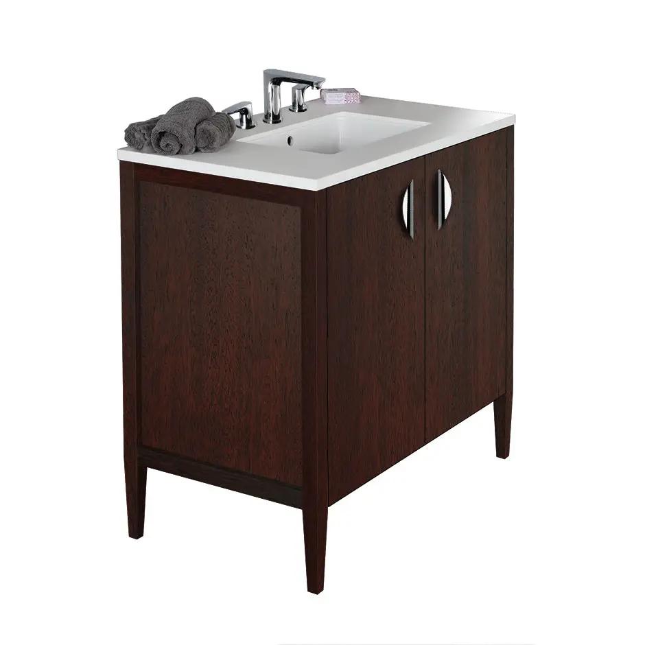 classic walnut vanity