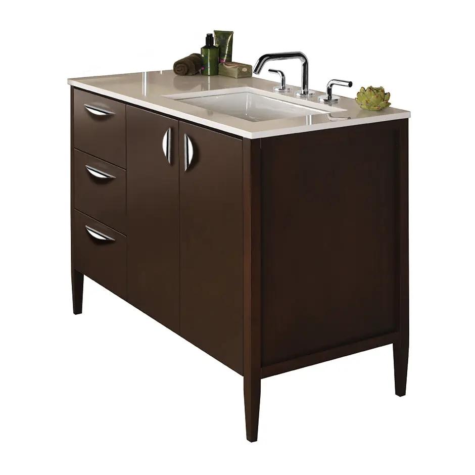 classic walnut vanity