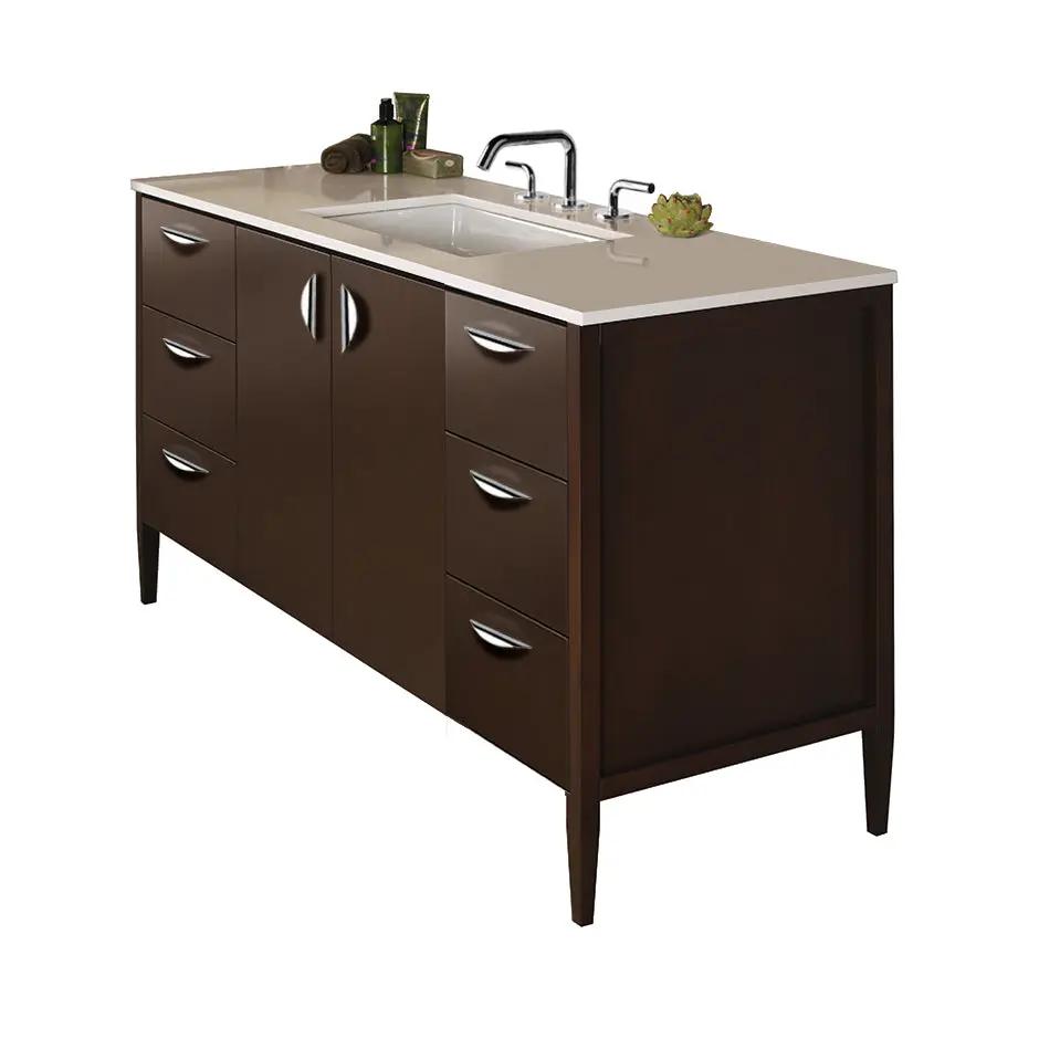 classic walnut vanity