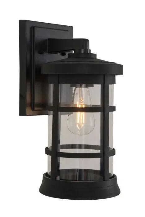 textured black wall sconces