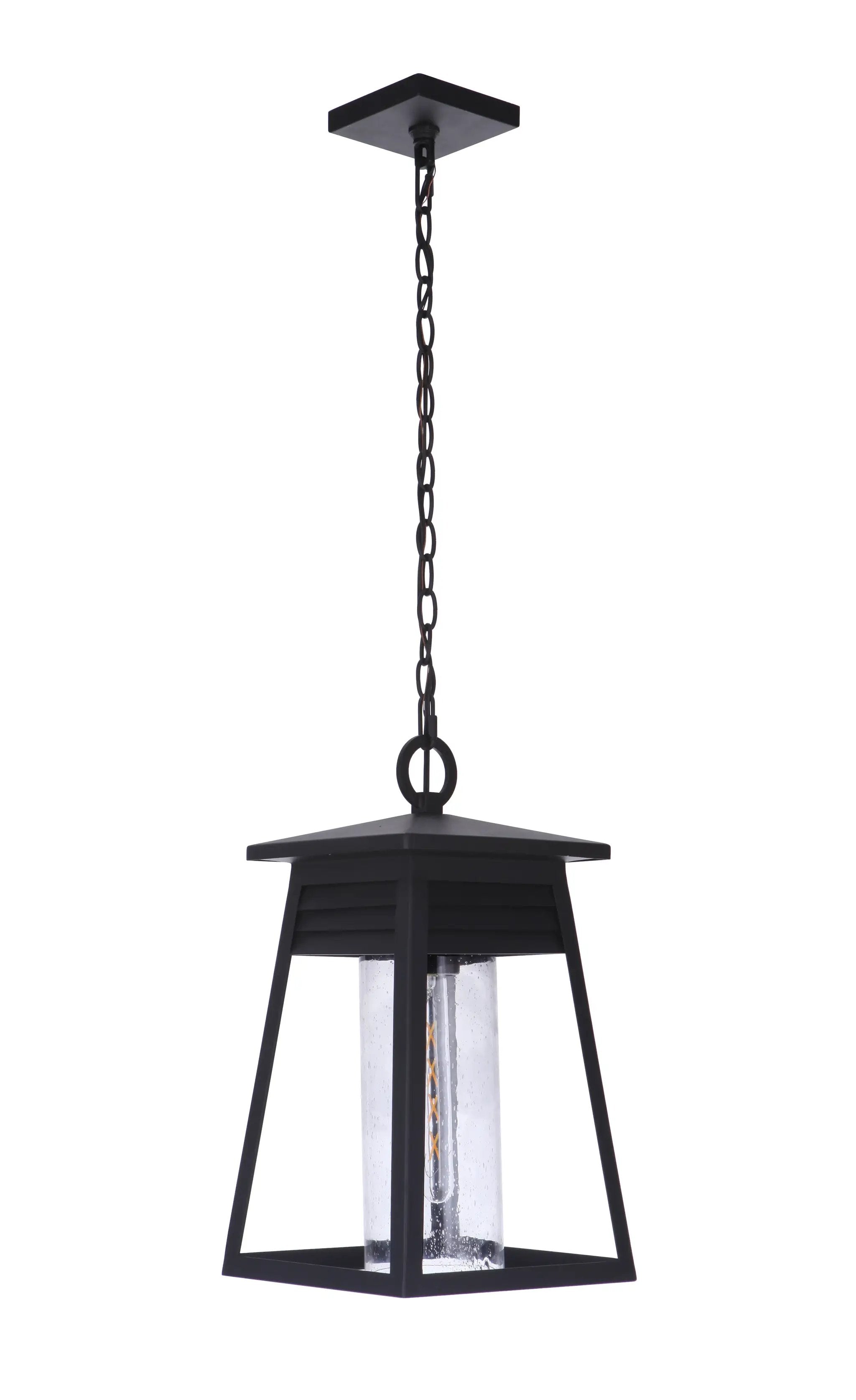 textured black pendants
