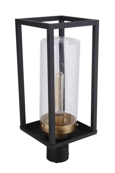 midnight / satin brass outdoor lighting/outdoor fans