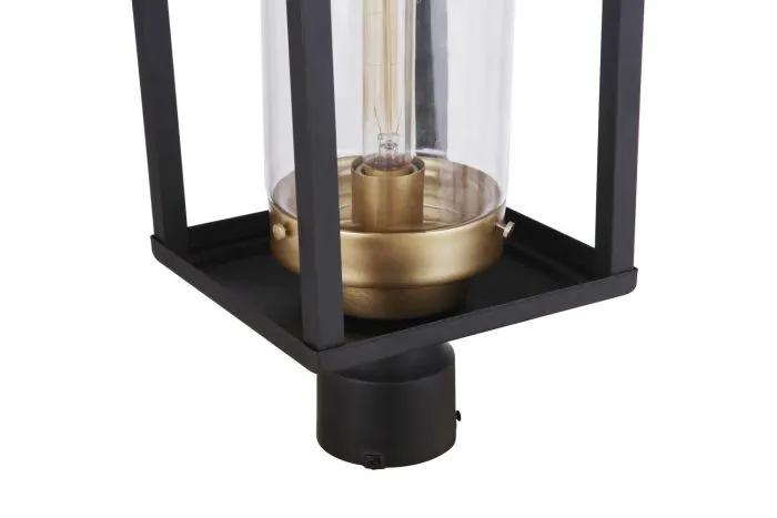 midnight / satin brass outdoor lighting/outdoor fans