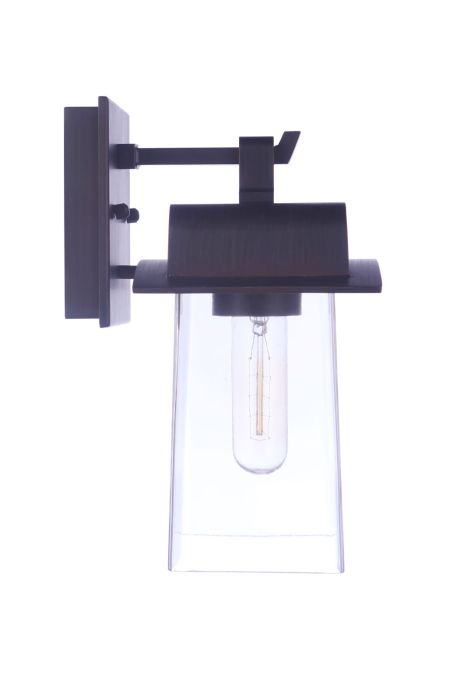 aged bronze brushed wall sconces