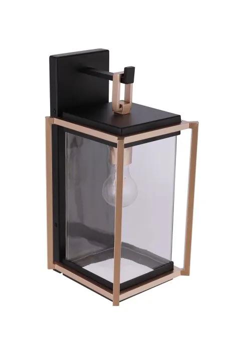 midnight / satin brass wall sconces