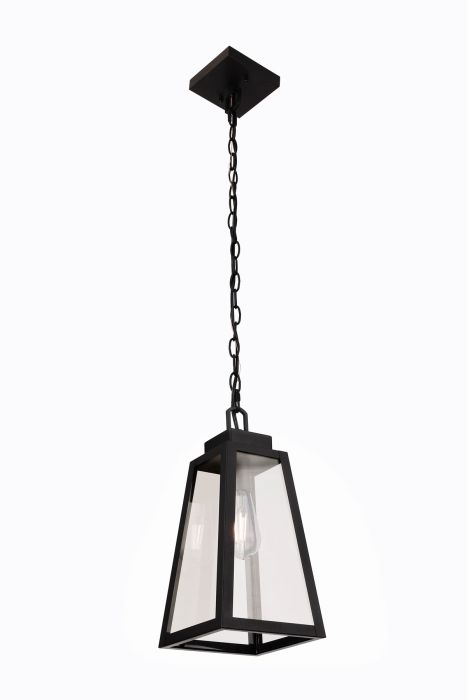 textured black pendants