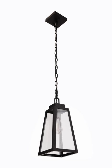 textured black pendants