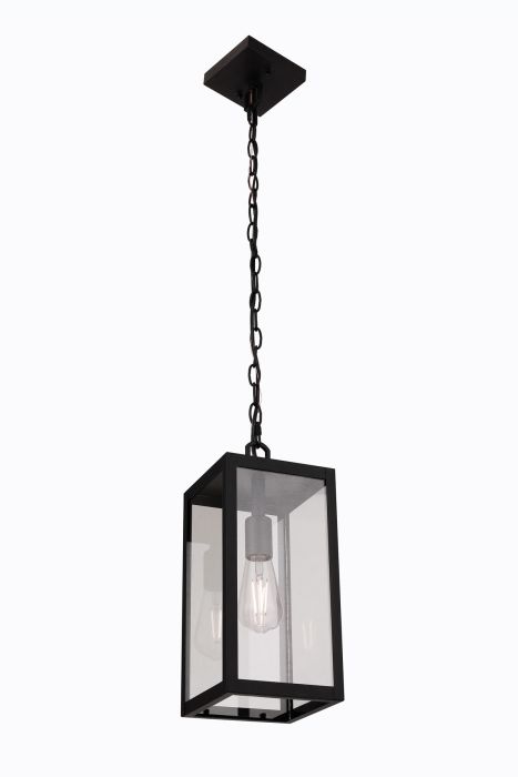 textured black pendants