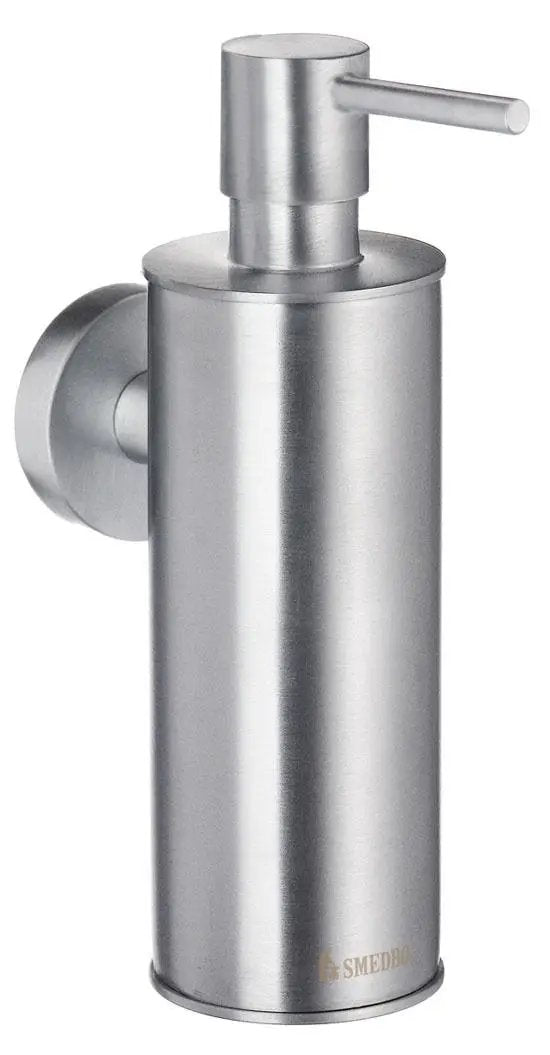 brushed chrome soap dispenser