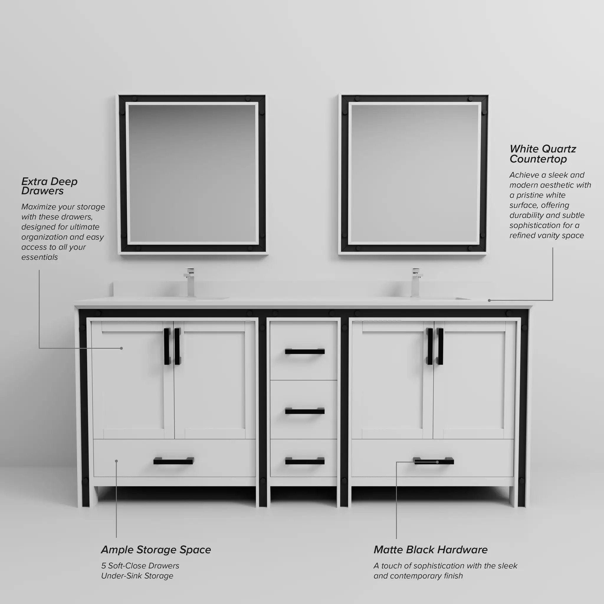 white vanity