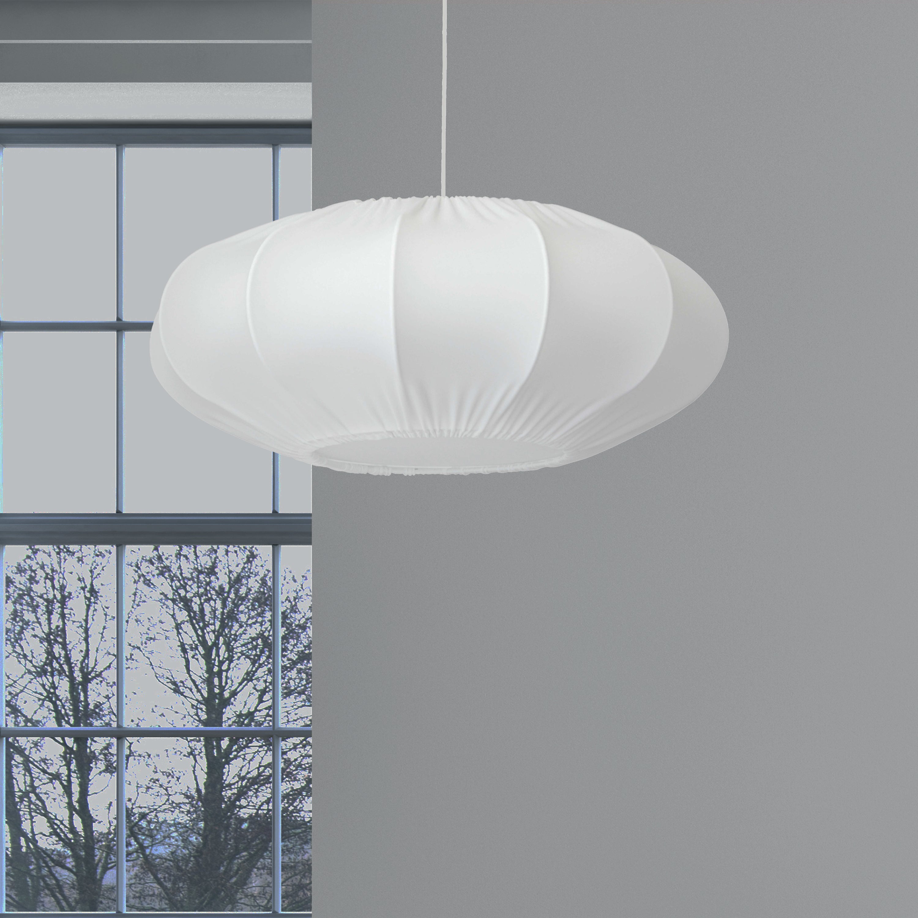 white pendant light