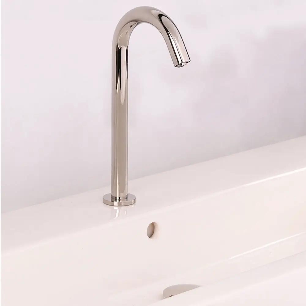 polished nickel faucet