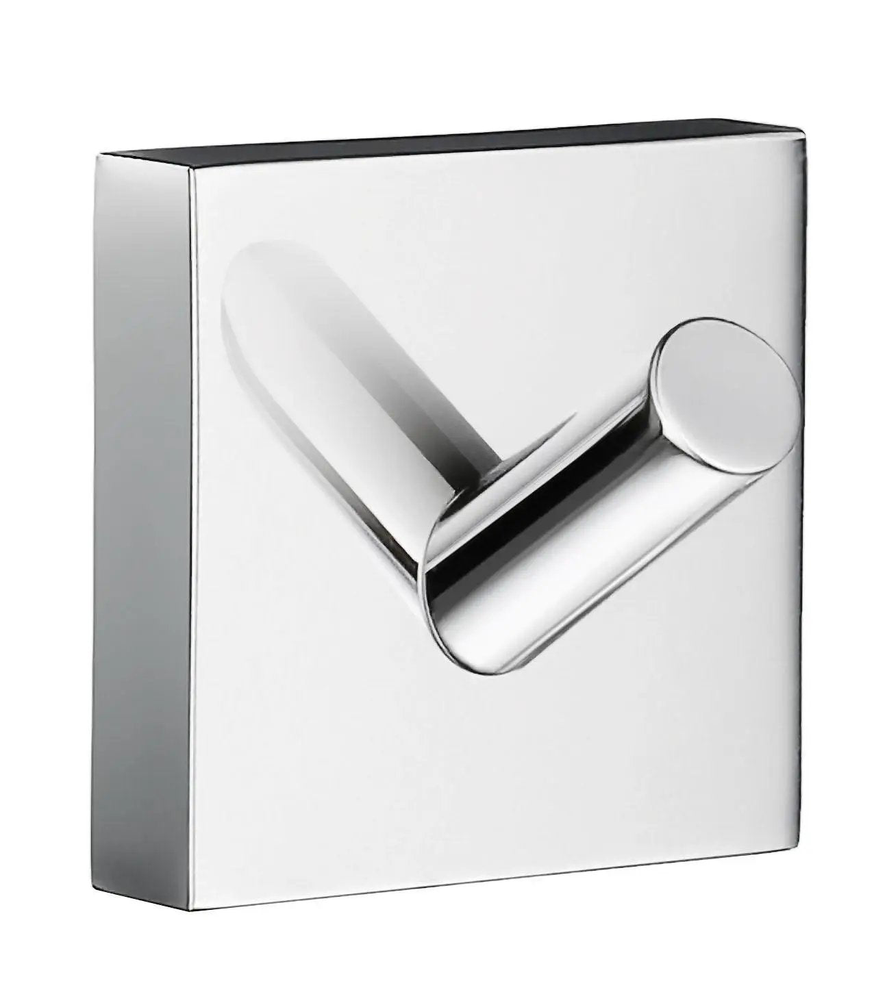 polished chrome towel hook