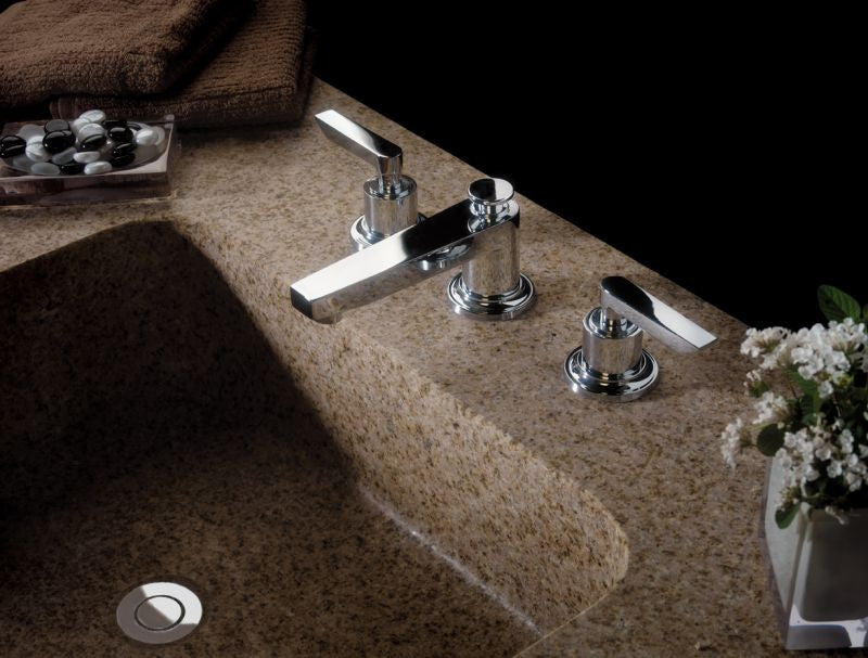 polished chrome zero drain