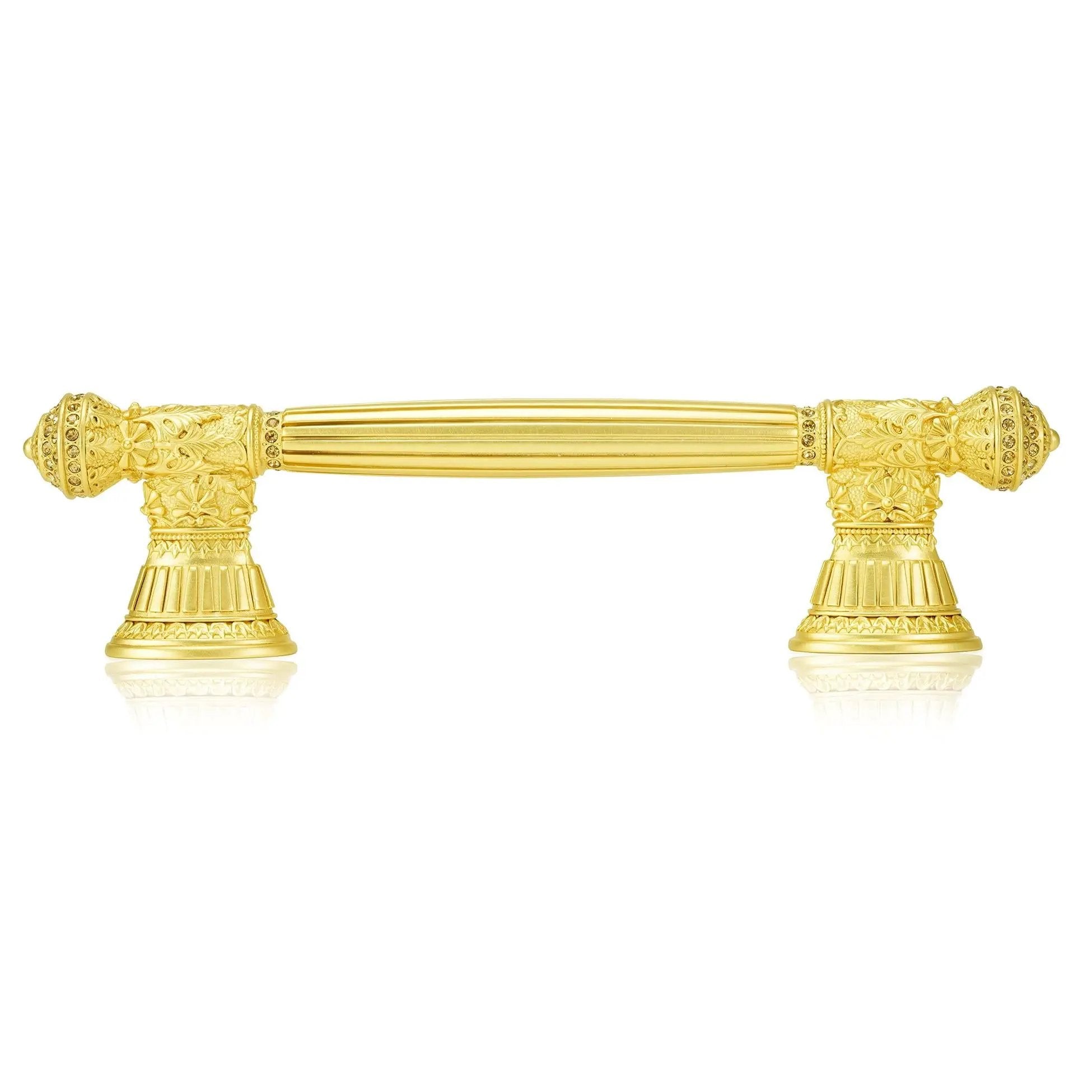 satin gold pull