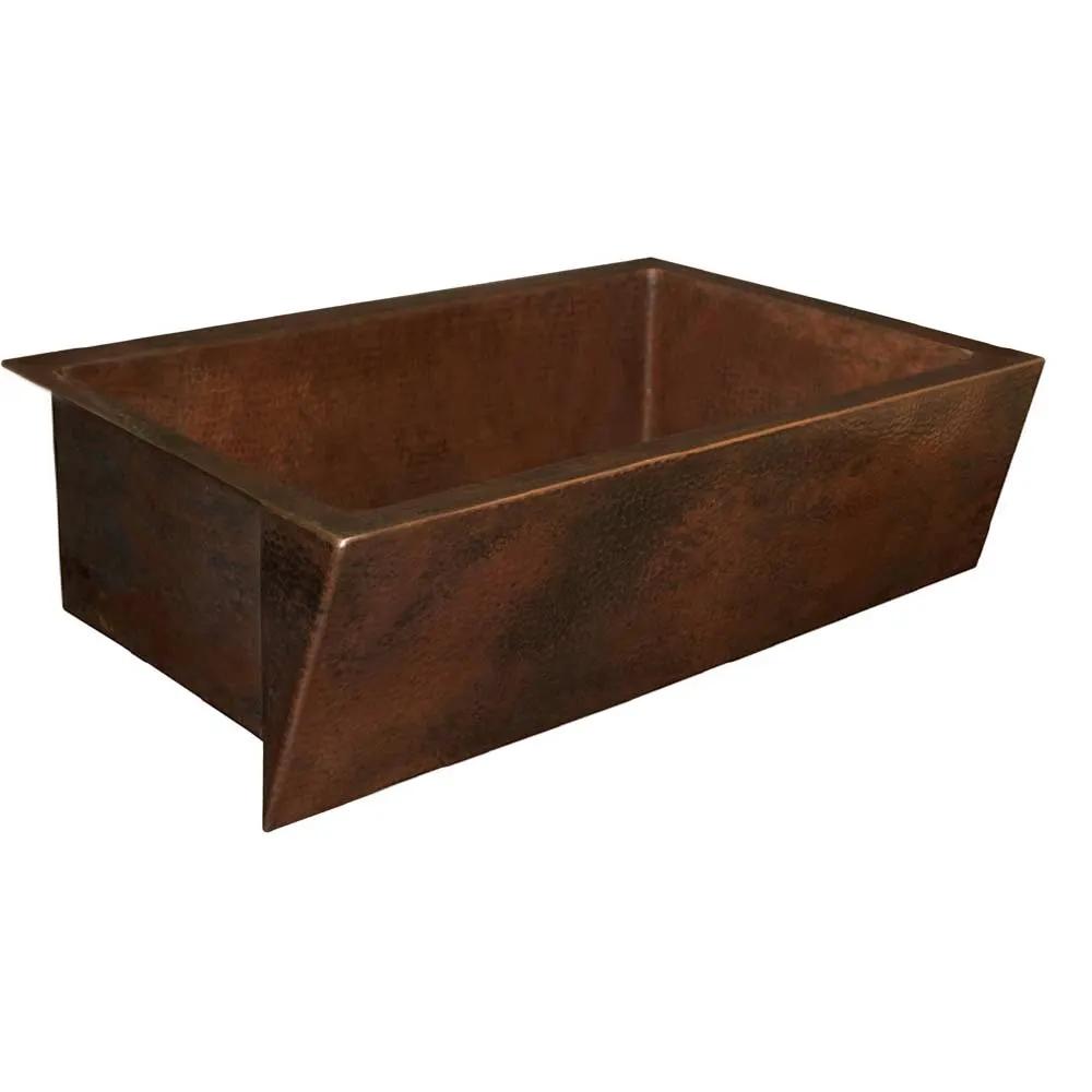 antique copper kitchen sink