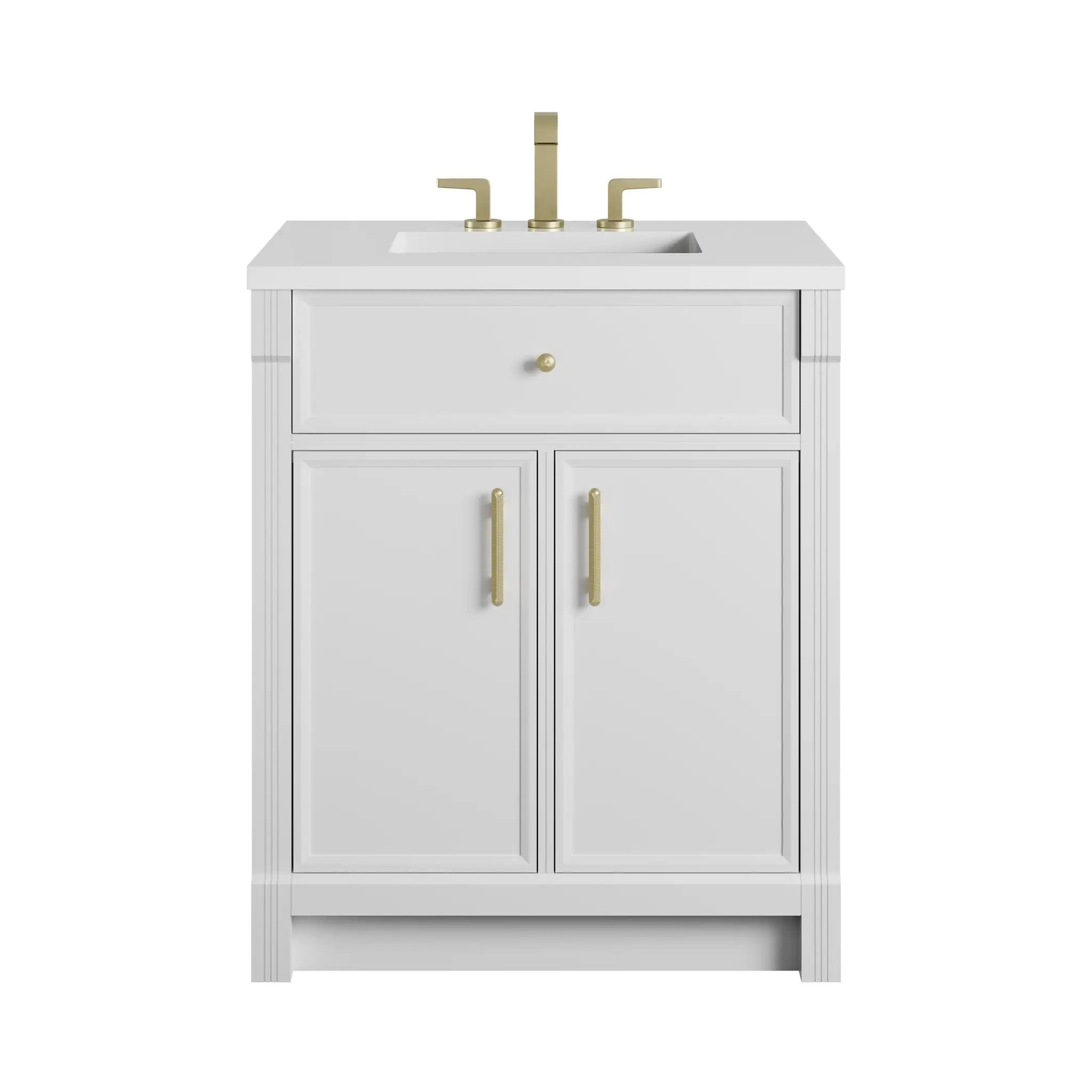 James Martin Bellshire 30" Single Vanity Set - Bright White by James Martin Vanities