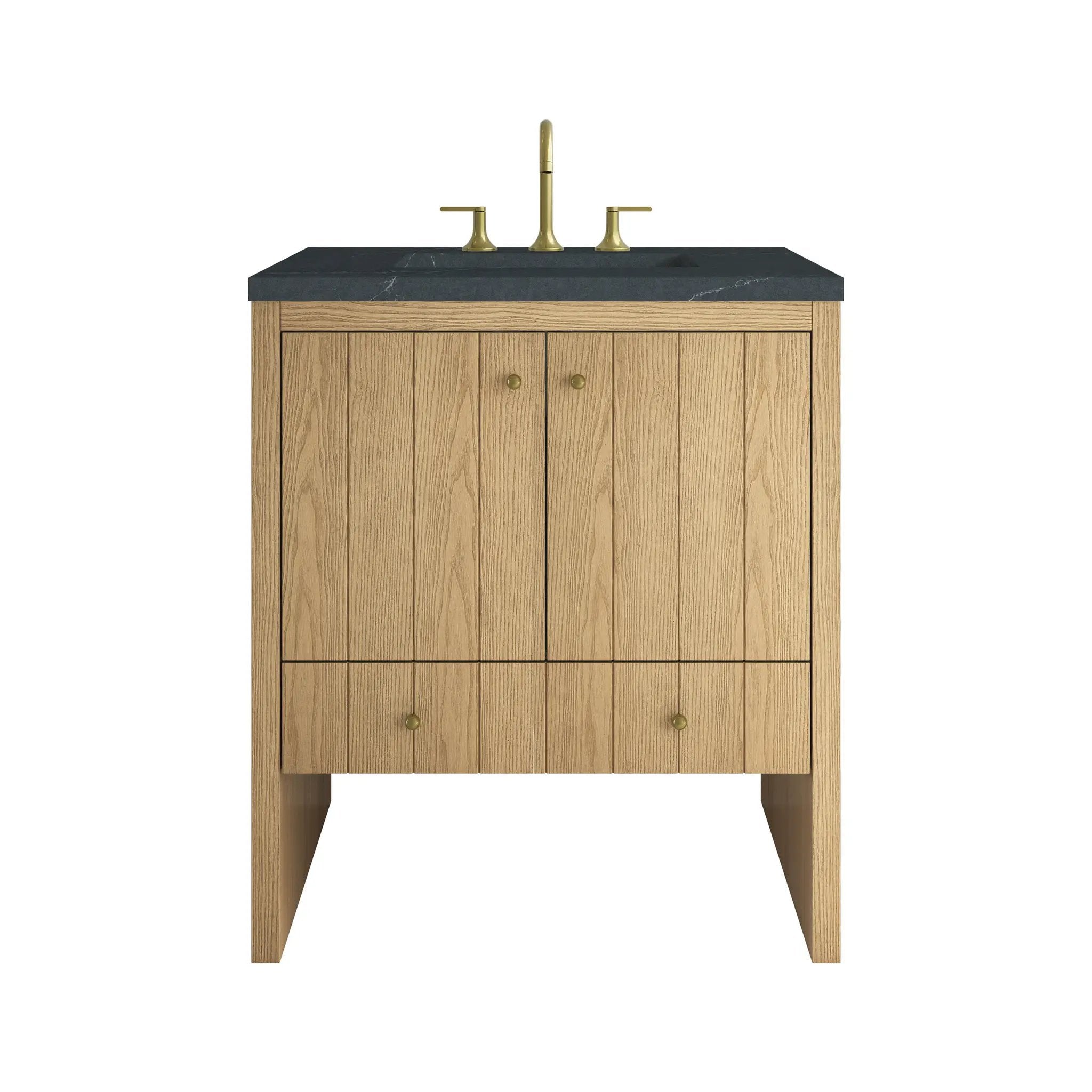 James Martin Hudson 30" Single Vanity Set - Light Natural Oak by James Martin Vanities