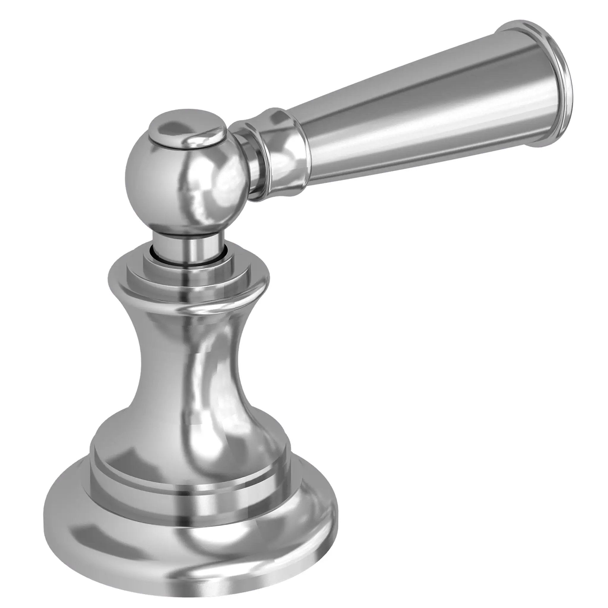 polished chrome control handle